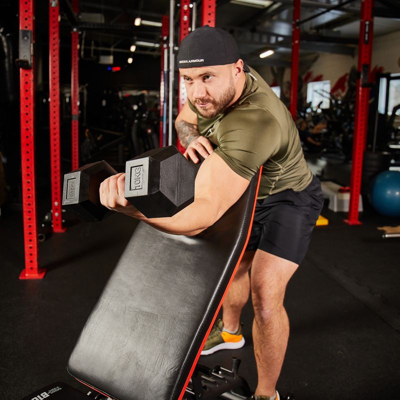 Тренировъчна пейка XTREXO B100 черна 8