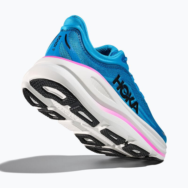 Дамски обувки за бягане HOKA Bondi 9 skyward blue/neon fuchsia 5