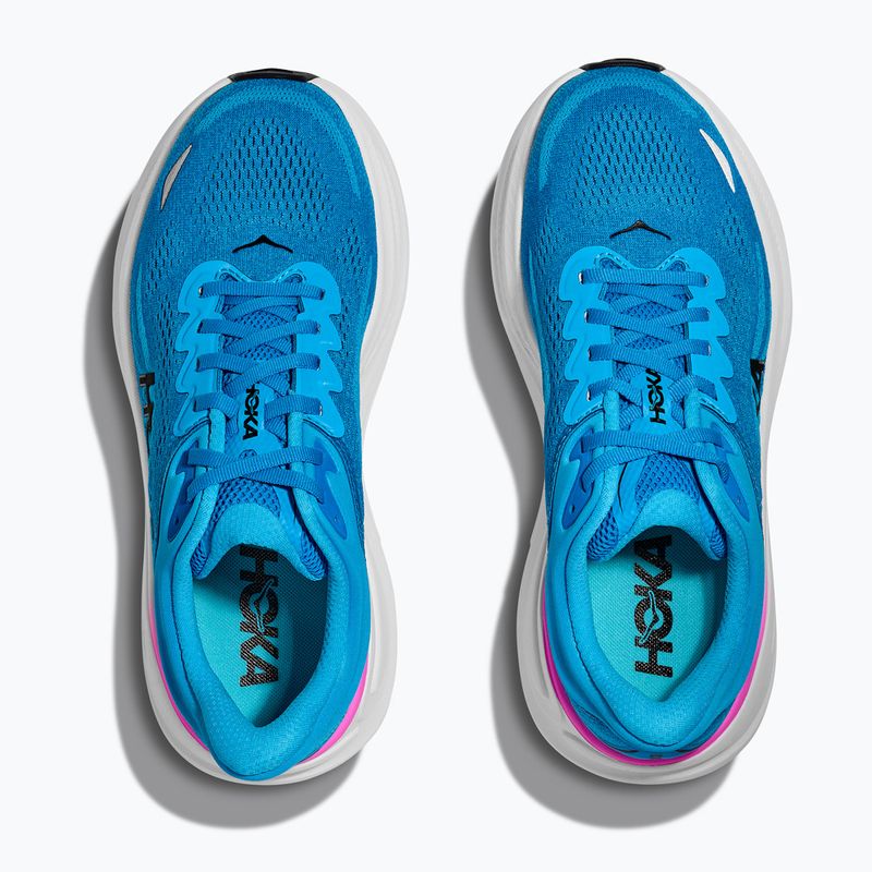 Дамски обувки за бягане HOKA Bondi 9 skyward blue/neon fuchsia 8