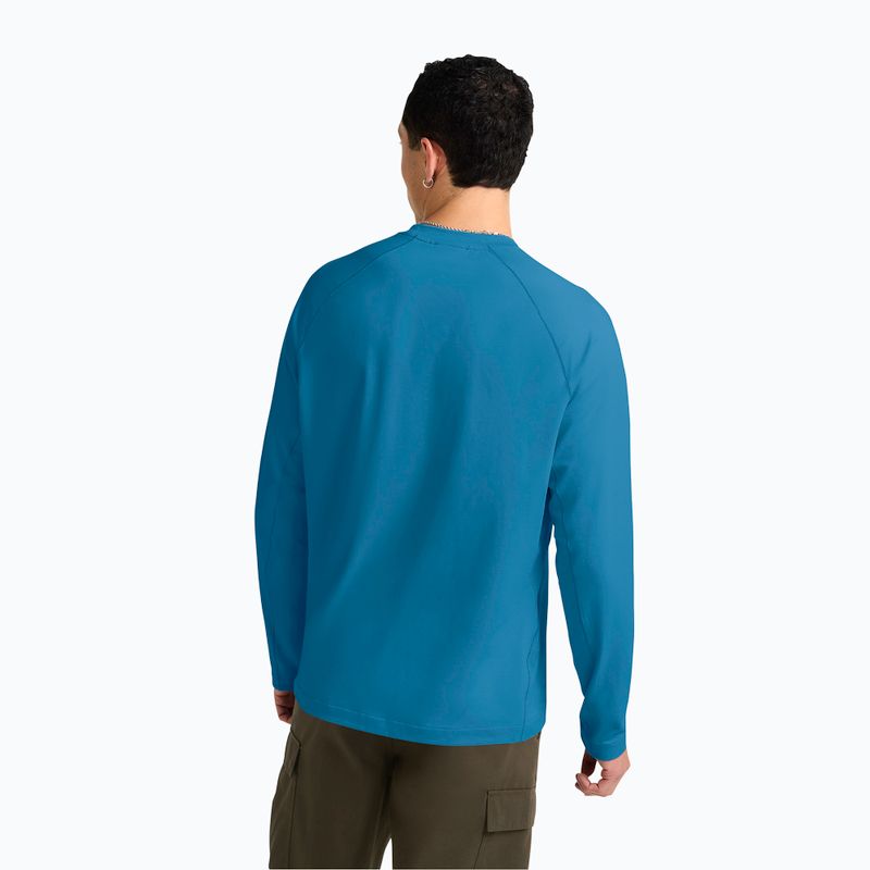 Мъжка блуза с дълъг ръкав Jack Wolfskin Prelight Trail Crew aurora blue 3