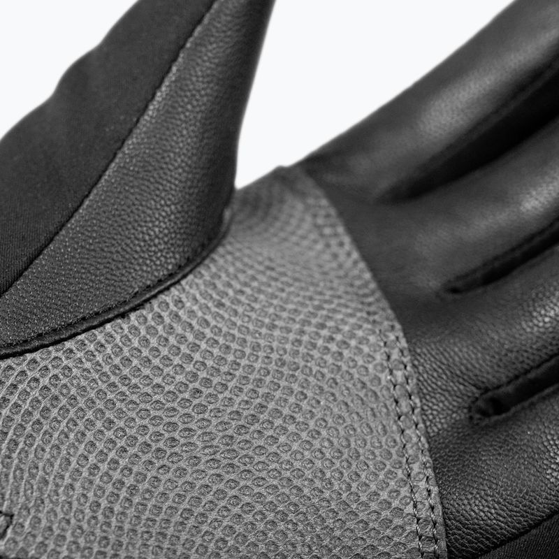 Детски скиорски ръкавици Reusch Worldcup Warrior R-Tex XT Junior black/silver/fluo red 6