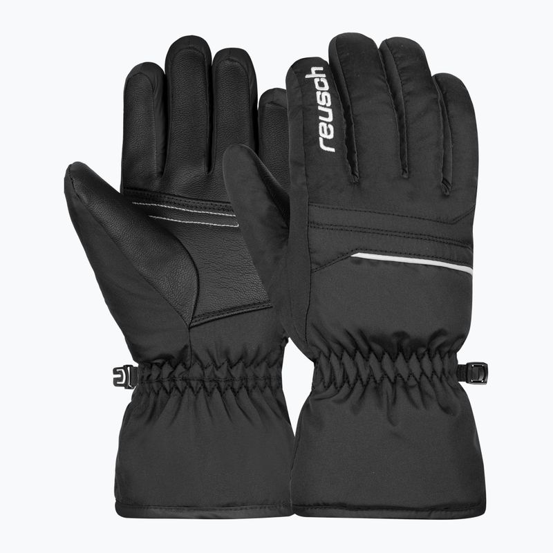 Детски скиорски ръкавици Reusch Alan Junior black/white 2