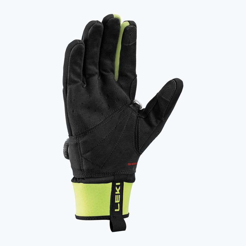 Ски ръкавици LEKI PRC Boa Shark black/neon yellow 3