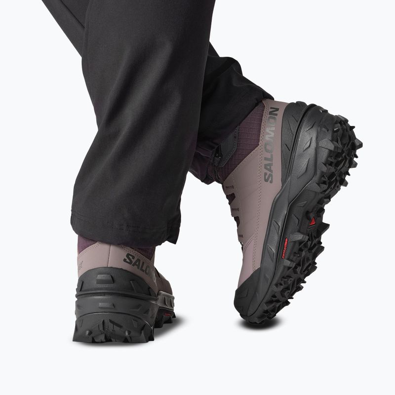 Дамски обувки за трекинг Salomon Crosstrak Powder WP nine iron/shark 7