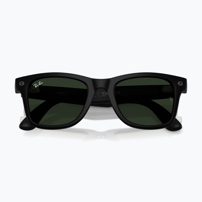 Очила с камера Ray-Ban Meta Wayfarer matte black/trs g.green 9