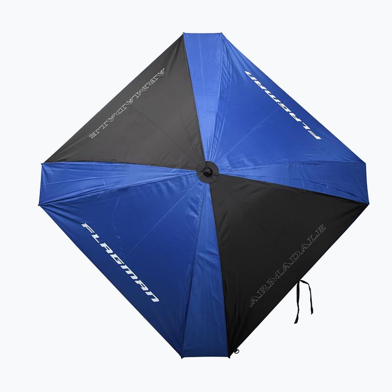 Чадър за риболов Flagman Armadale Square black / blue 2