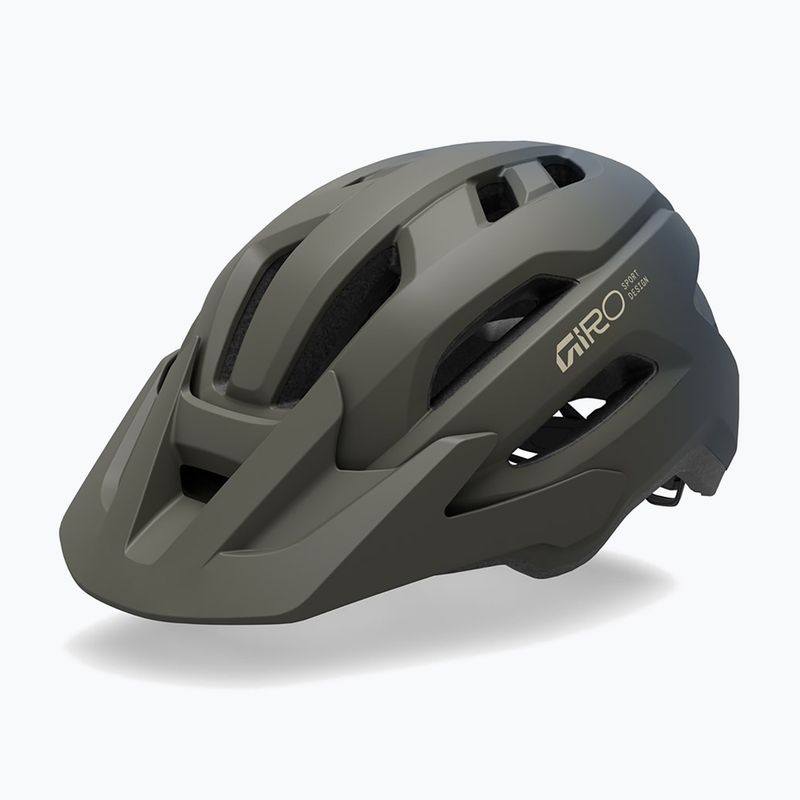 Детска велосипедна каска Giro Fixture II MIPS matte dark sage/sapphire fade