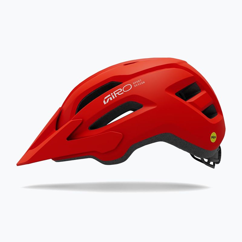 Велосипедна каска Giro Fixture II MIPS matte flame red 2