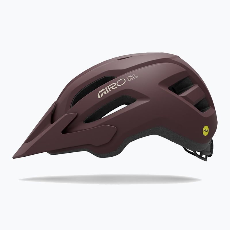 Велосипедна каска Giro Fixture II MIPS W matte maroon 2