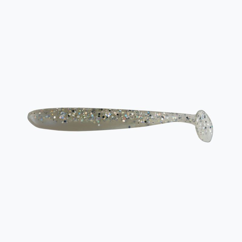 Przynęta gumowa Relax Bass 3 Laminated 4 szt. Blue Pearl / Clear-Black, Hologram Glitter BAS3