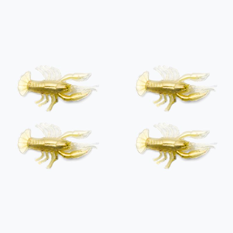 Relax Crawfish 2 Ламинирана мека стръв 4 бр. Диня-черно, червен блясък / коприна CRF2