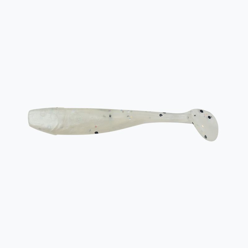 Przynęta gumowa Relax Kingshad 3 Laminated 4 szt. Прозрачен-черен, холограмен блясък / бяла перла KS3