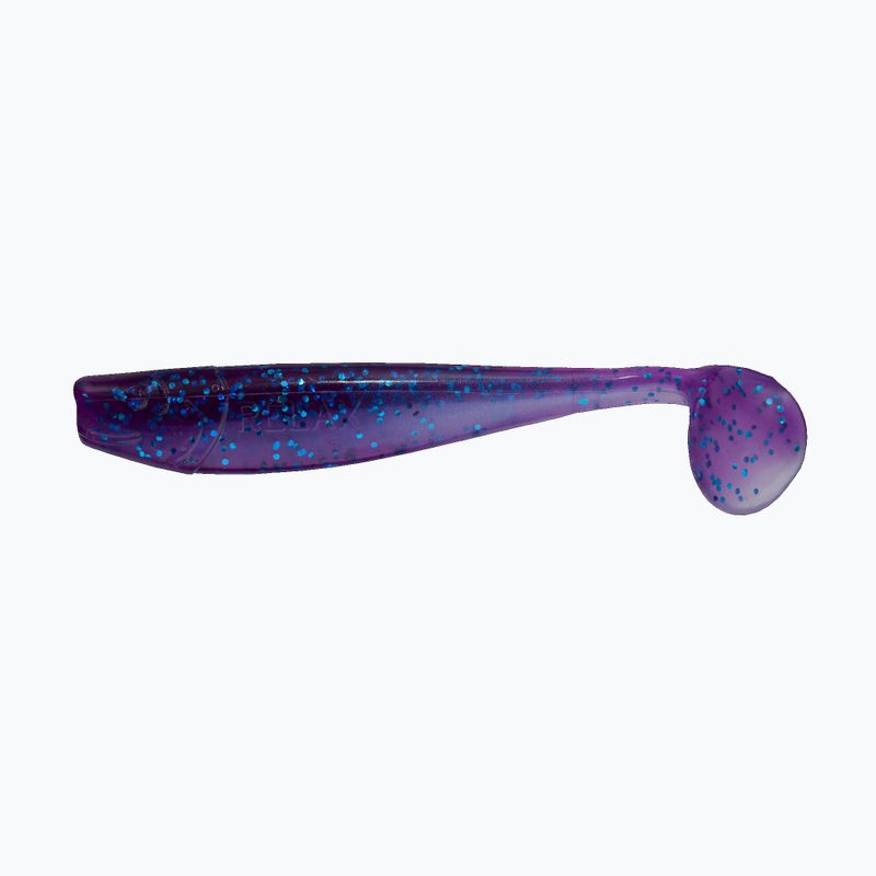 Przynęta gumowa Relax Kingshad 3 Laminated 4 szt. Electric Blue-Blue Glitter / Blue Pearl KS3