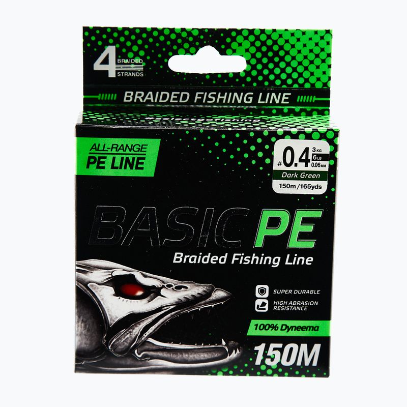 Плетена линия Select Basic PE dark green 2