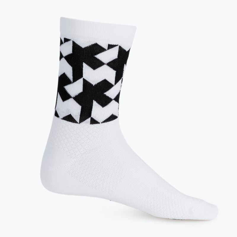 ASSOS Монограмни чорапи за колоездене бели P13.60.695.57 5
