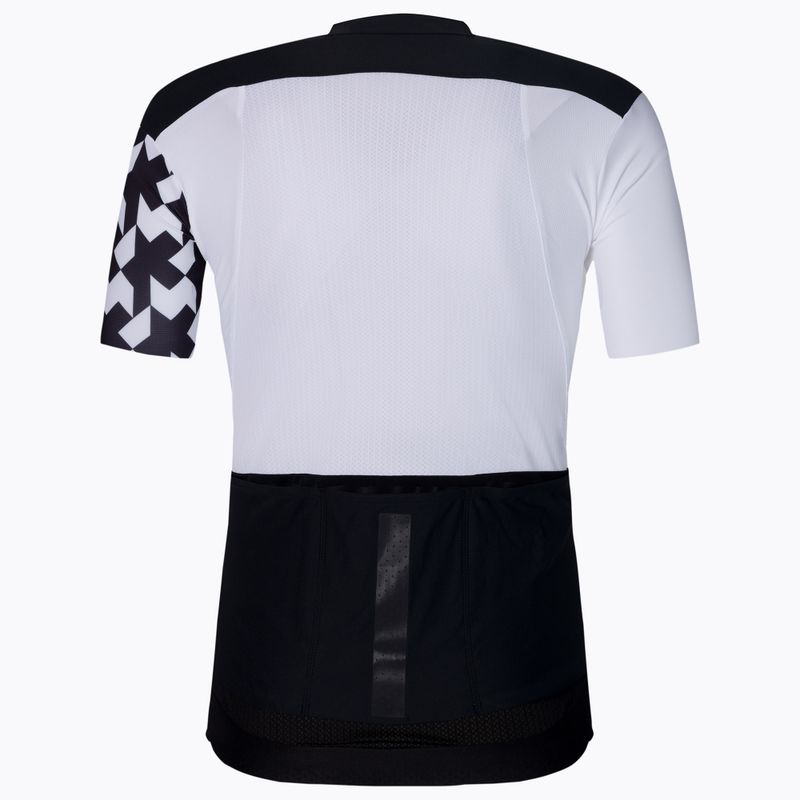 ASSOS Equipe RS Targa S9 мъжко колоездачно трико черно и бяло 11.20.323.57 2