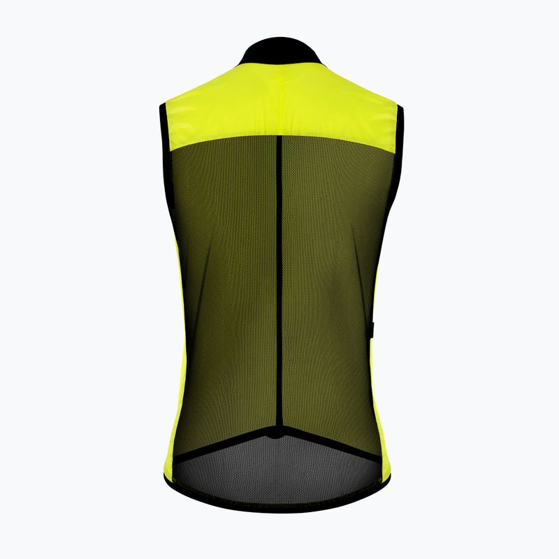 Мъжка жилетка за колоездене ASSOS Mille GT C2 Wind optic yellow 2