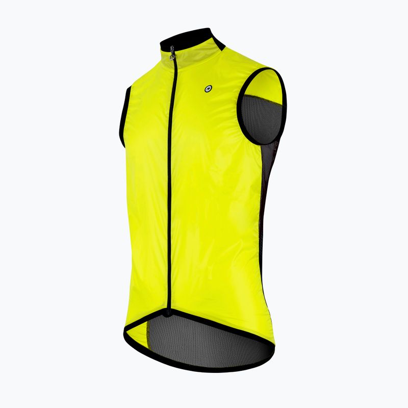 Мъжка жилетка за колоездене ASSOS Mille GT C2 Wind optic yellow 3