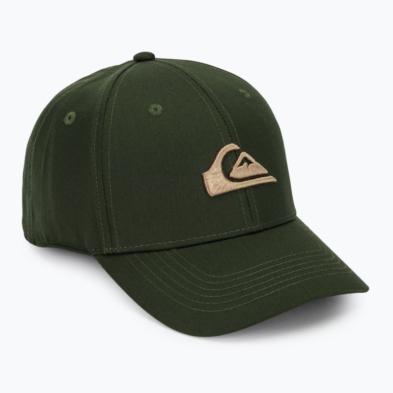 Мъжка шапка с козирка Quiksilver Decades dark olive