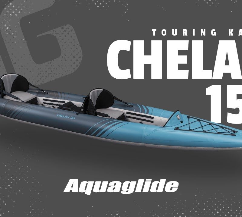 Aquaglide Chelan 155 blue 584121106 Надуваем каяк за 2 лица 11