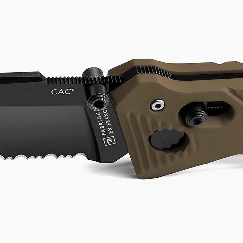 TB Outdoor CAC Serration PA6 GF каки туристически нож 2