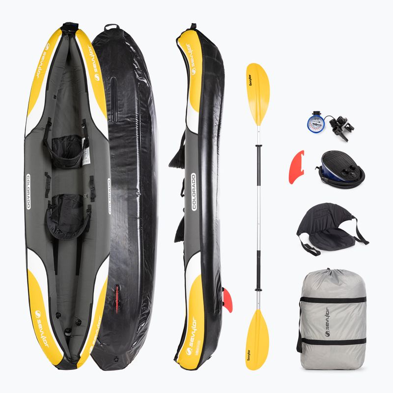 Sevylor Colorado Kit yellow 2000016743 Надуваем каяк за 2 лица
