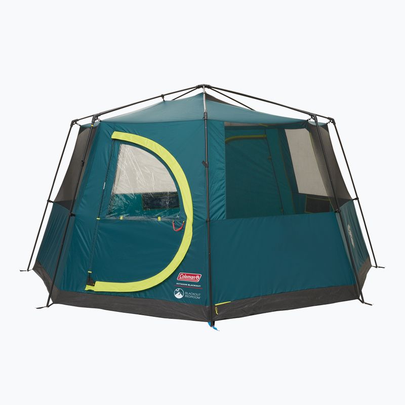 Coleman Cortes Octagon Blackout Спалня зелена Палатка за къмпинг за 8 души 2