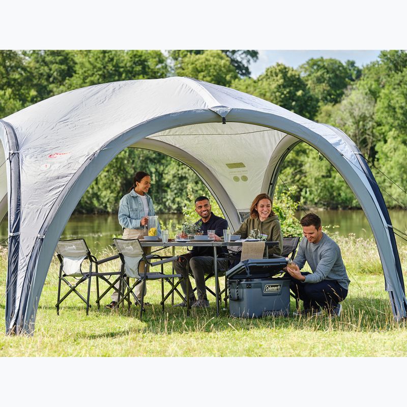 Палатка за къмпинг Coleman Air Event Shelter L сива/тъмно сива 12