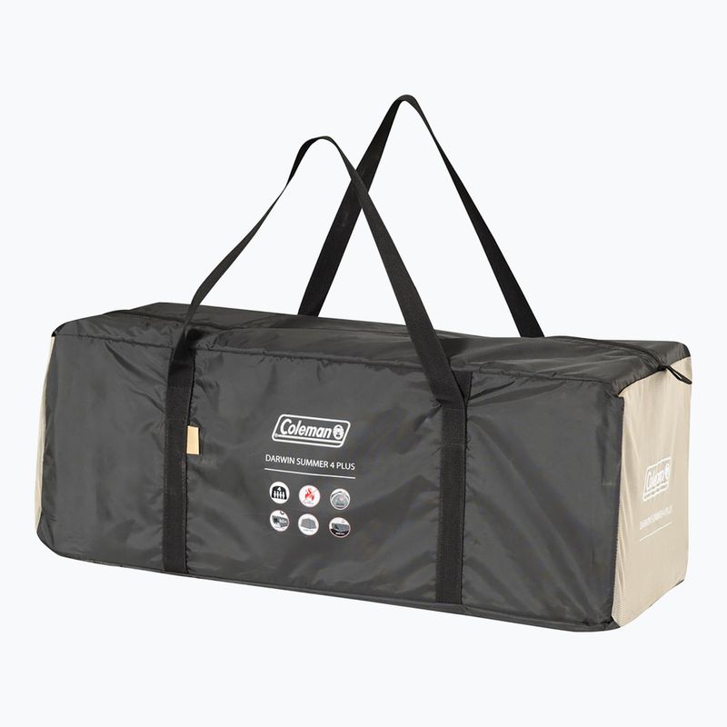Палатка за къмпинг 4-местна Coleman Darwin Summer 4 + beige 7