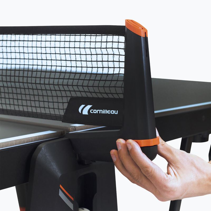 Cornilleau 700X Маса за тенис на маса на открито, черна 4
