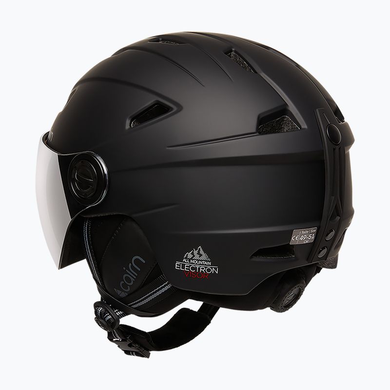 Скиорска каска Cairn Electron Visor black 2