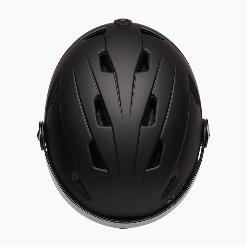 Скиорска каска Cairn Electron Visor black 3