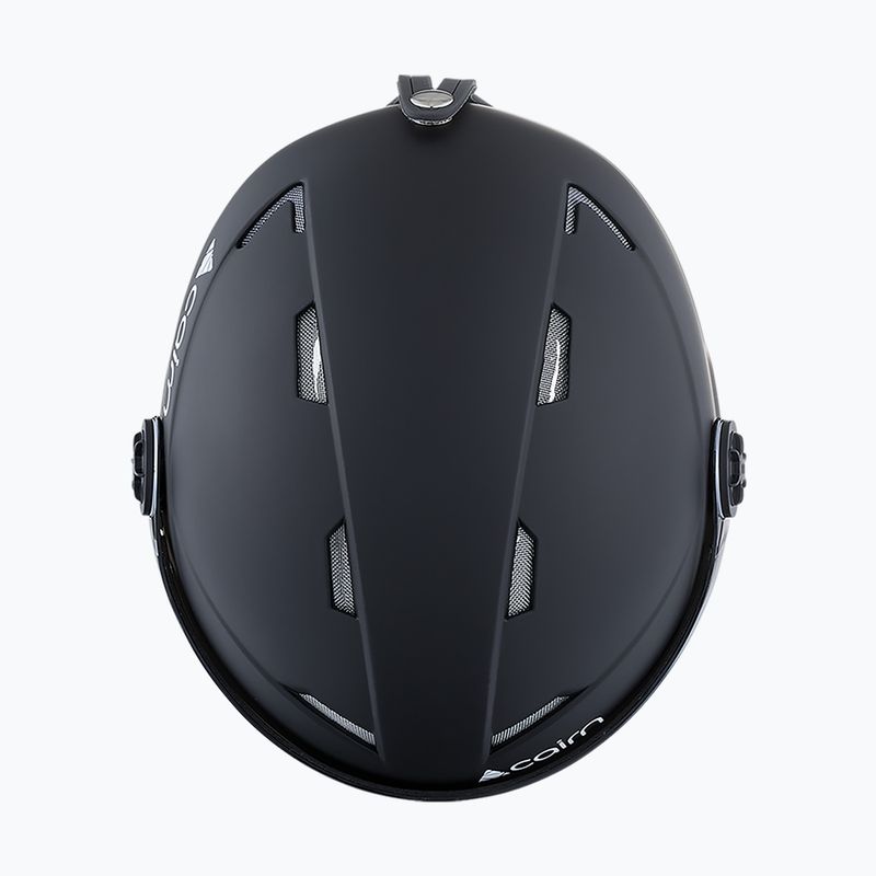Детска скиорска каска Cairn Android Visor Jr matte black 3