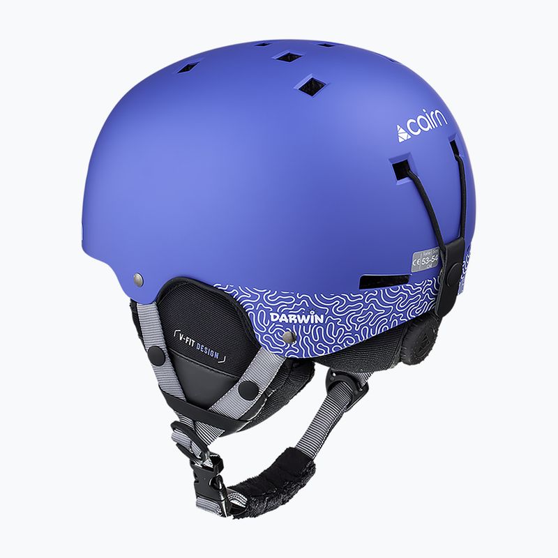 Детска скиорска каска Cairn Darwin Jr mat blue 2