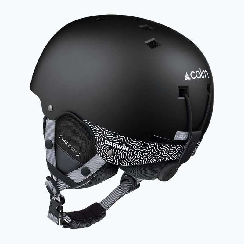 Детска скиорска каска Cairn Darwin Jr matte black 2