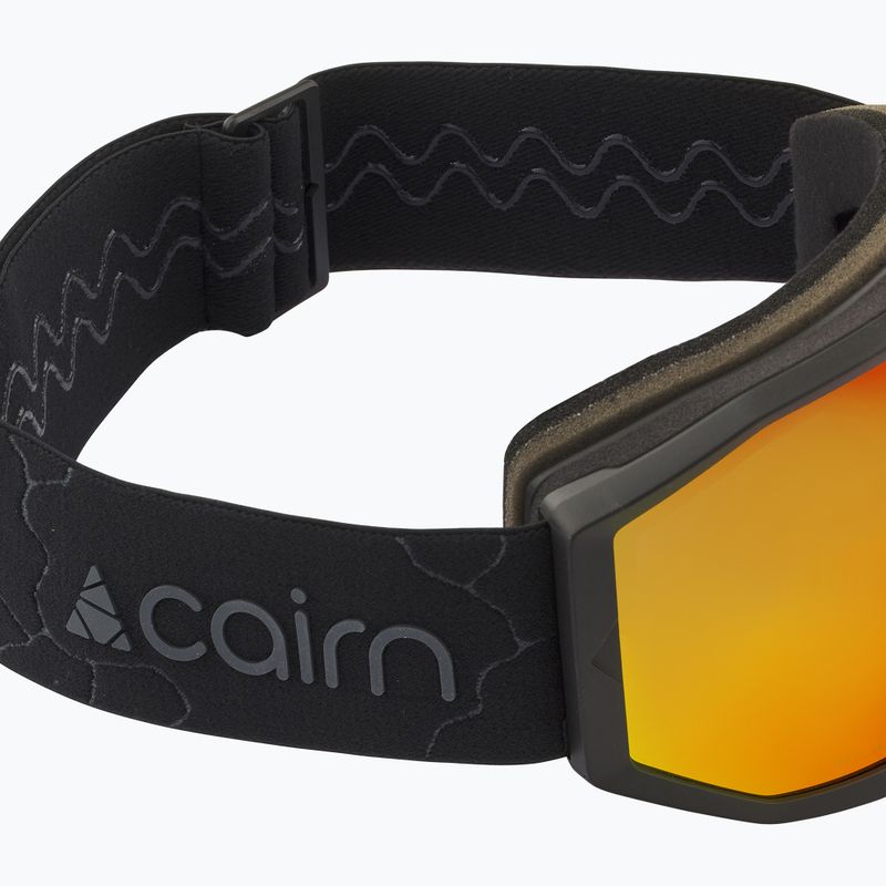 Скиорскa маска Cairn Frost Pure mat black red 6