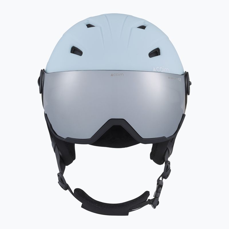 Скиорска каска Cairn Electron Visor mat sky 3