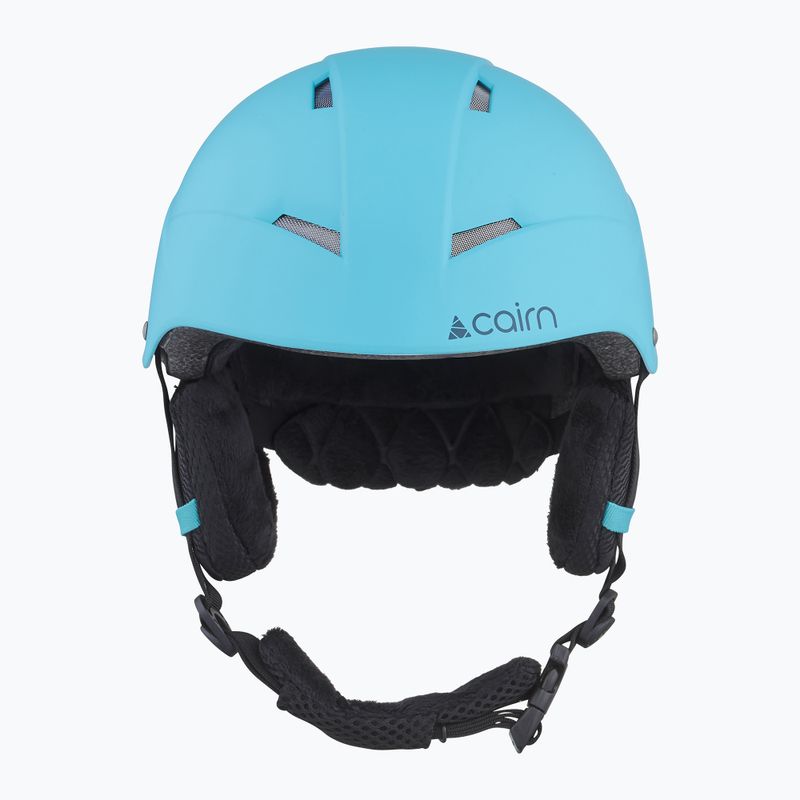 Детска скиорска каска Cairn Android Jr mat turquoise 3
