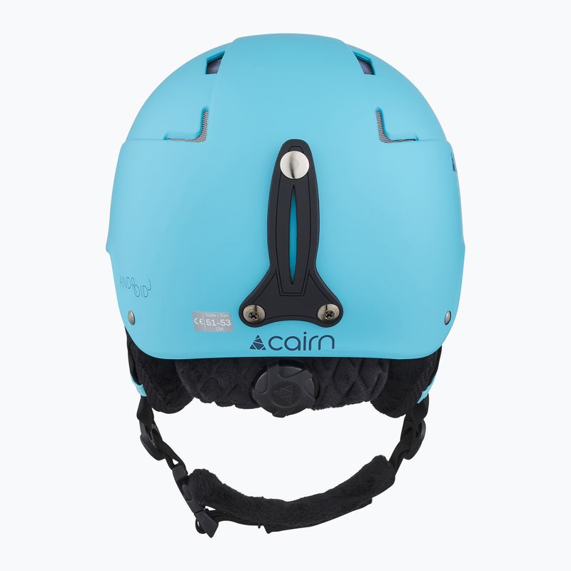 Детска скиорска каска Cairn Android Jr mat turquoise 4