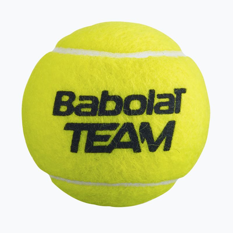 Тенис топки Babolat Team 4 бр. yellow 3