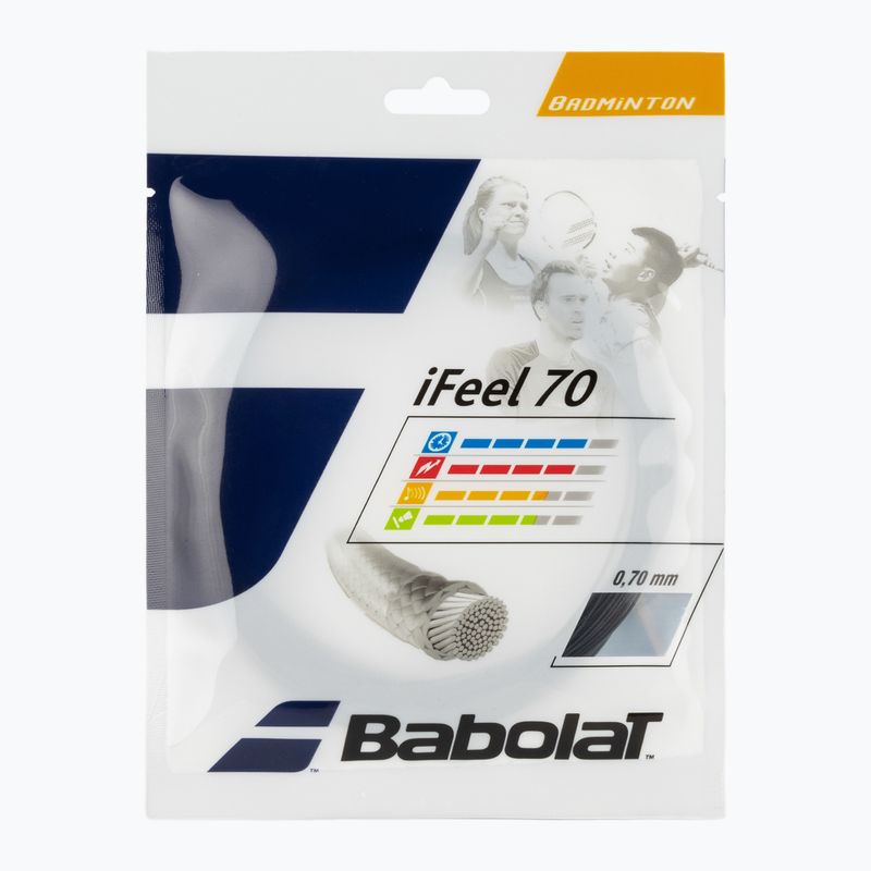 Кордаж за тенис Babolat bad.iFEEL 10,2M black