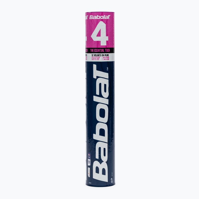 Совалки за бадминтон BABOLAT 4 12 бр. (78) бял 133907 2