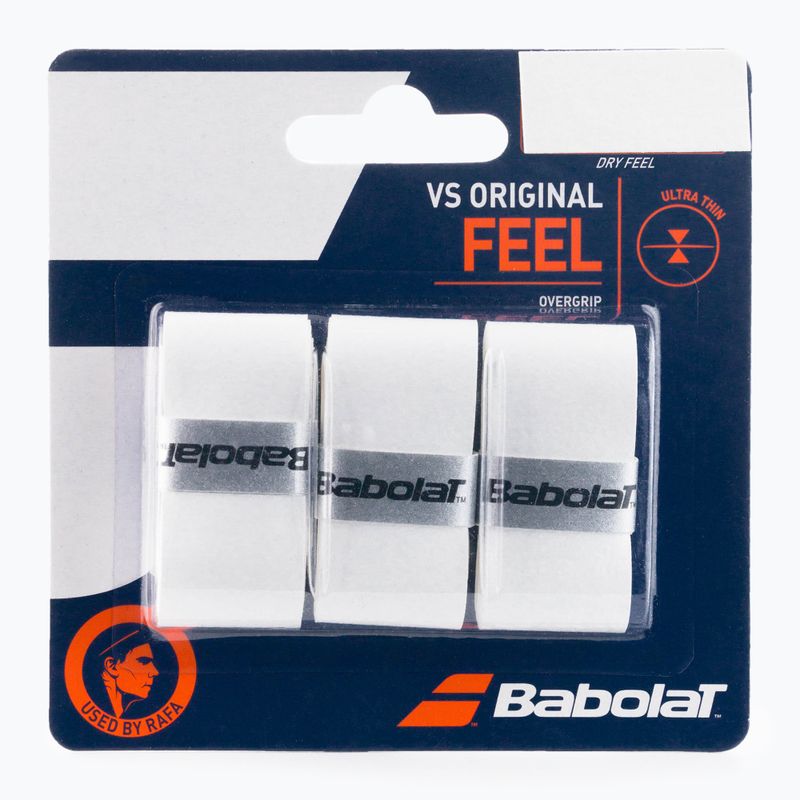 Обвивки за тенис ракети BABOLAT Vs Original X3 White 653040