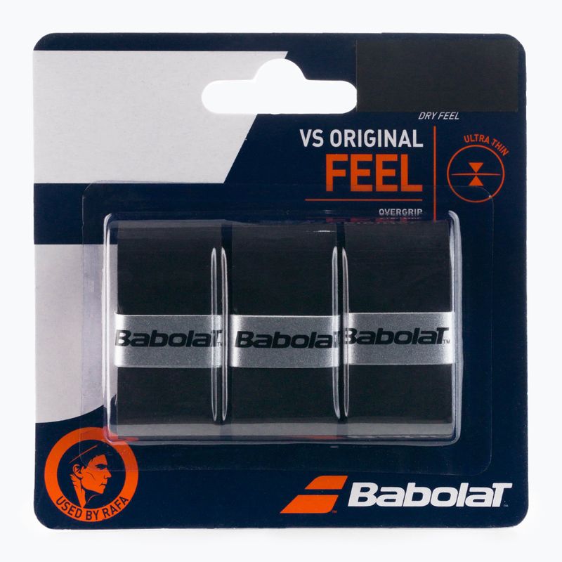 Обвивки за тенис ракети BABOLAT Vs Original X3 черни 653040