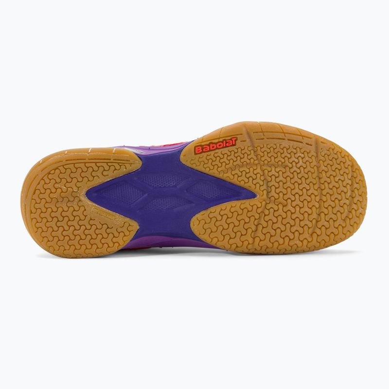 Дамски обувки за бадминтон Babolat 18 Shadow Team pink/purple 6