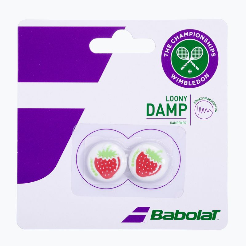 BABOLAT Strawberry Dampener Wimbledon 2 бр. бял и червен 700045 2