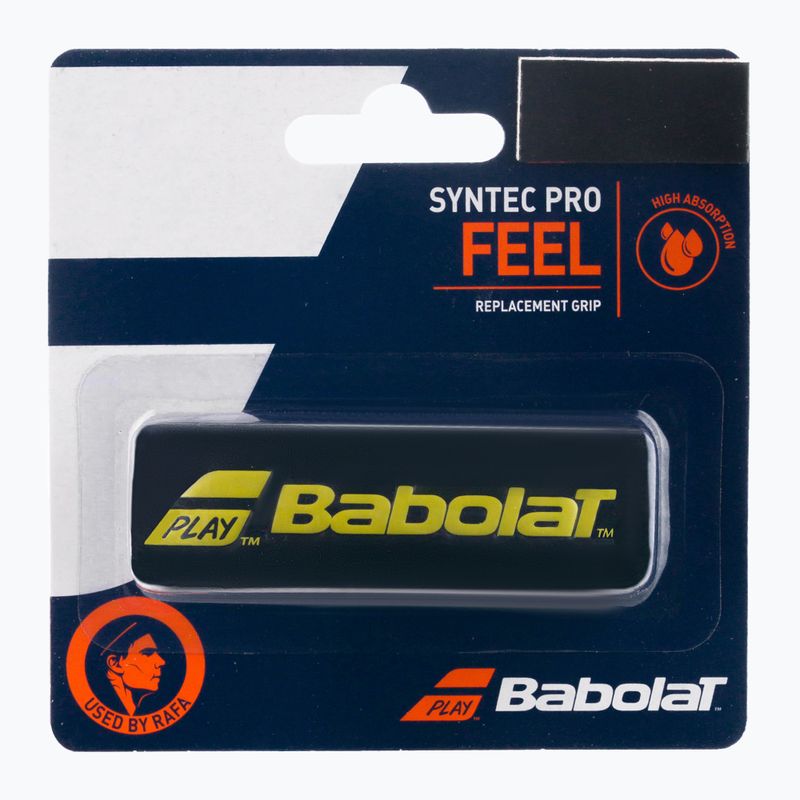 Обвивка за тенис ракета BABOLAT Syntec Pro X1 черна/жълта 670051