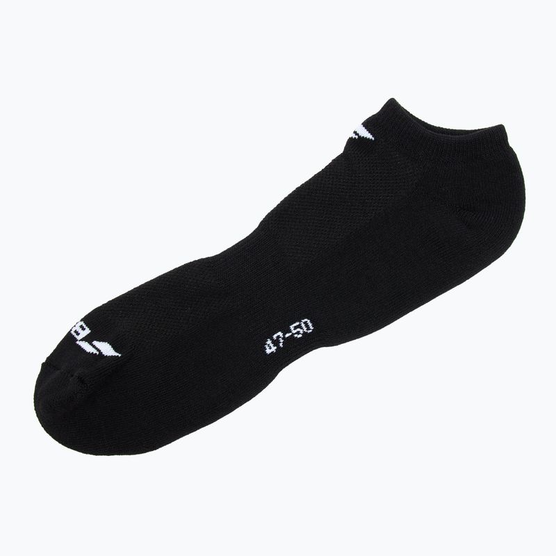 Чорапи Babolat Invisible 3 чифта black/black 2