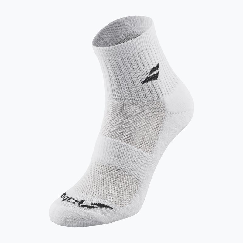 Чорапи Babolat Quarter 3 Pack white/estate blue/grey 2