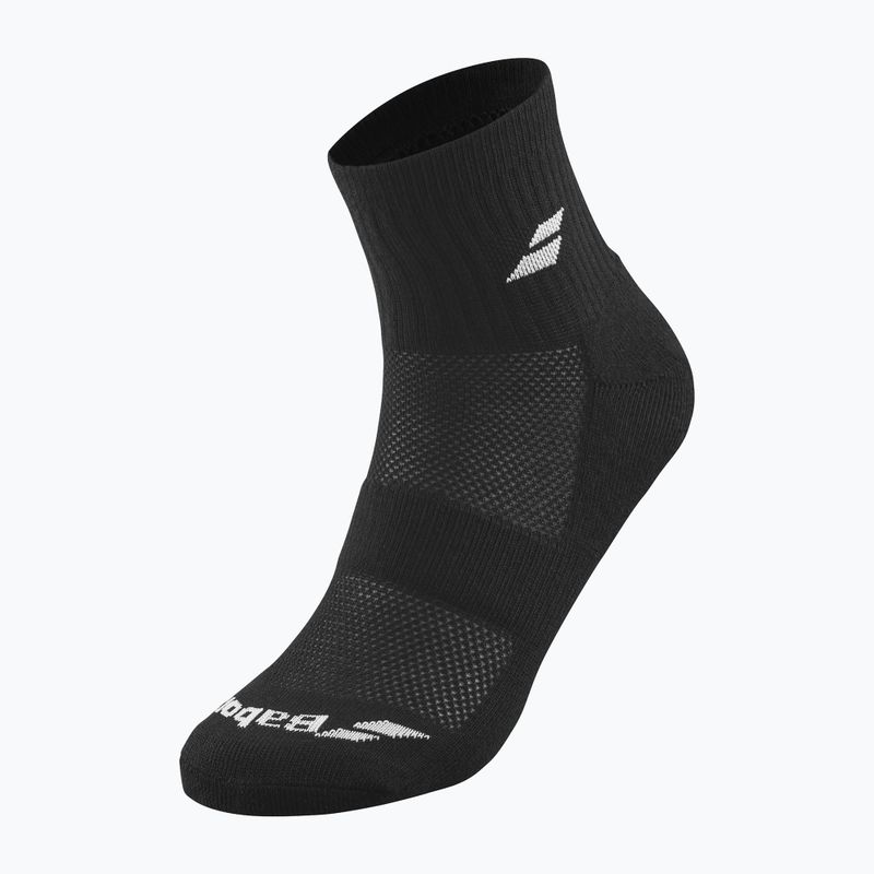 Чорапи Babolat Quarter 3 Pack black/black 2